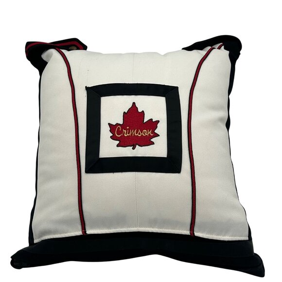 17” Custom Nutcracker Pillow With Brass Buttons & Zipper Closure - Picture 2 of 7